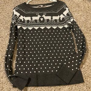 Reindeer polka dot sweater
